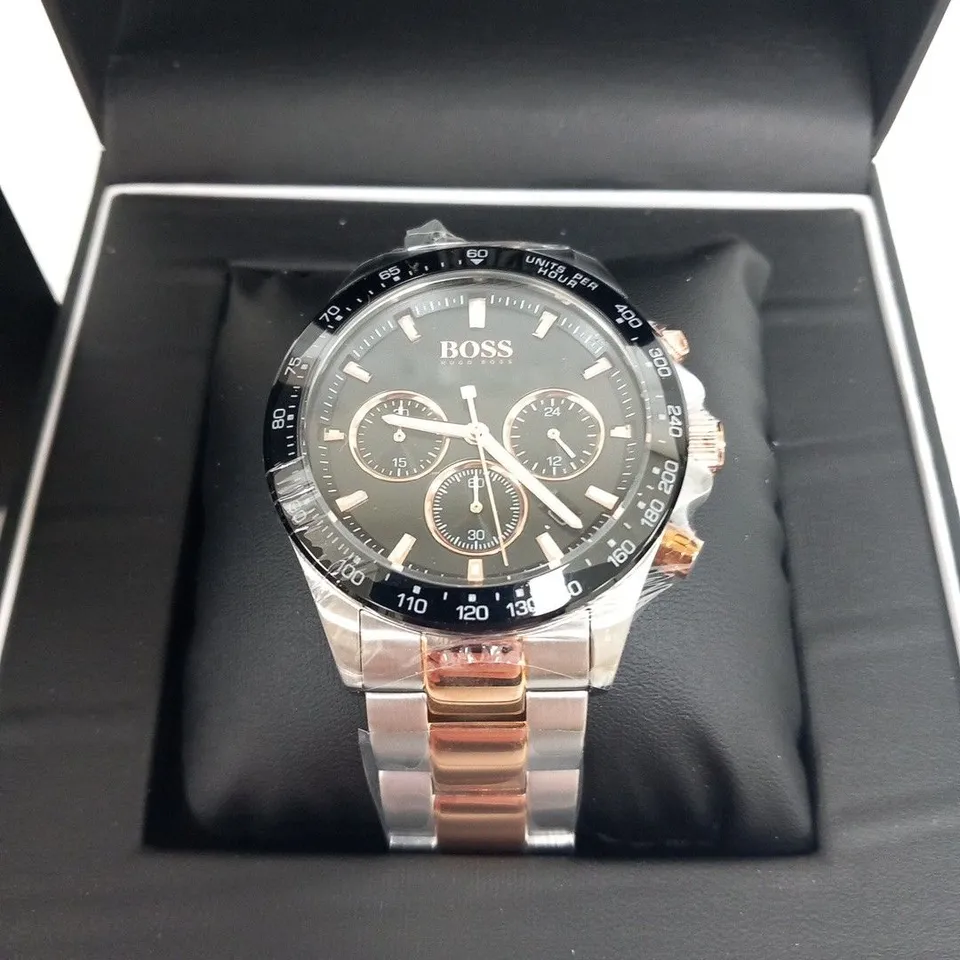 BOXED HUGO BOSS HB-375 WRIST WATCH