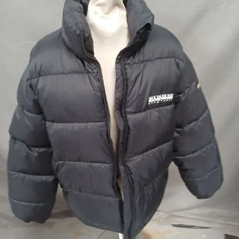 NAPAPIJRI BOX PUFFER JACKET IN BLACK SIZE L