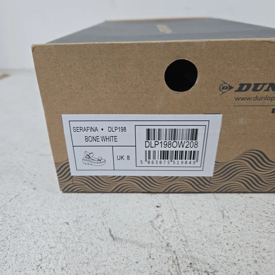 DUNLOP SERAFINA SANDALS BONE WHITE – UK 8