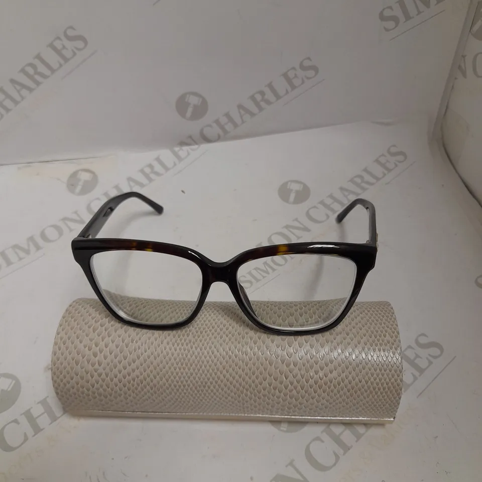JIMMY CHOO JC335 HAVANA FRAMED PRESCRIPTION GLASSES 