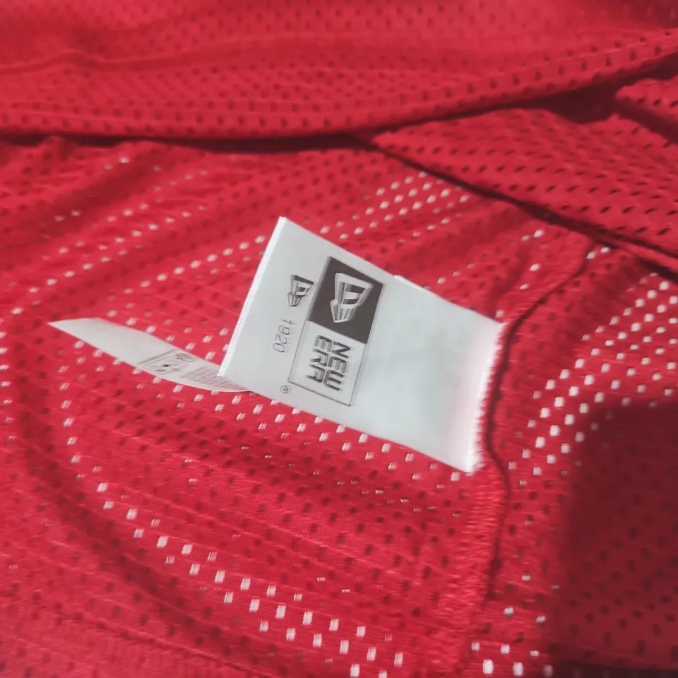 NFL NEW ERA SF SPORTS JERSEY IN RED - M