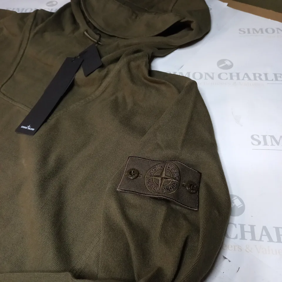 STONE ISLAND GHOST HODDIE SIZE L 