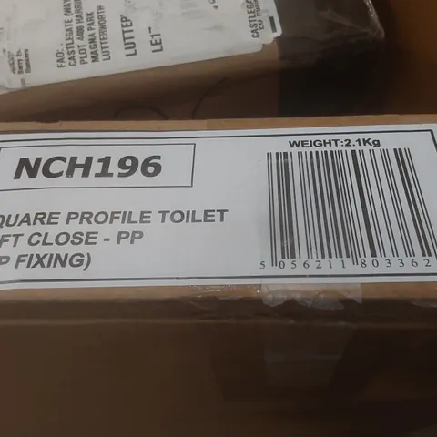 BOXED SOFT CLOSE STANDARD TOILET SEAT