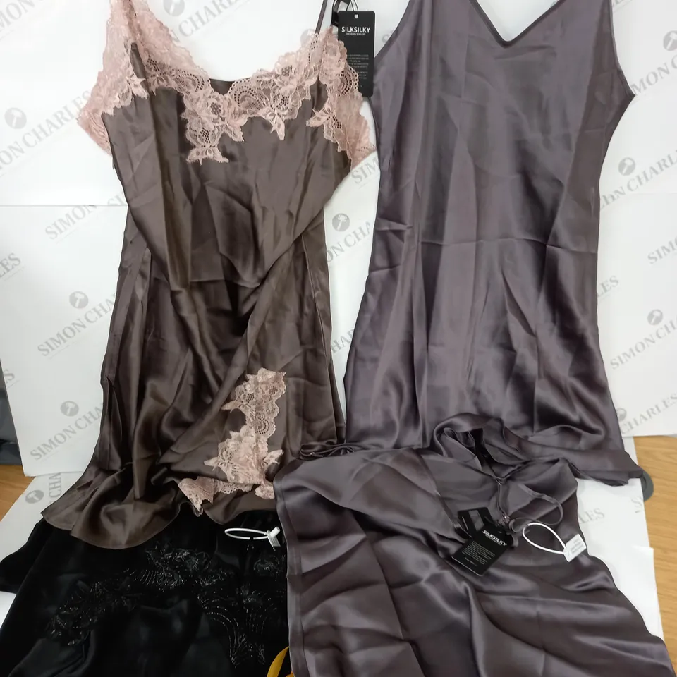LOT OF 4 SILKSILKY LINGERIE ITEMS - XL & XXL