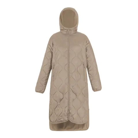 BRAND NEW REGATTA WOMEN'S TRIEA QUILTED JACKET IN SOFT TAUPE SIZE 8