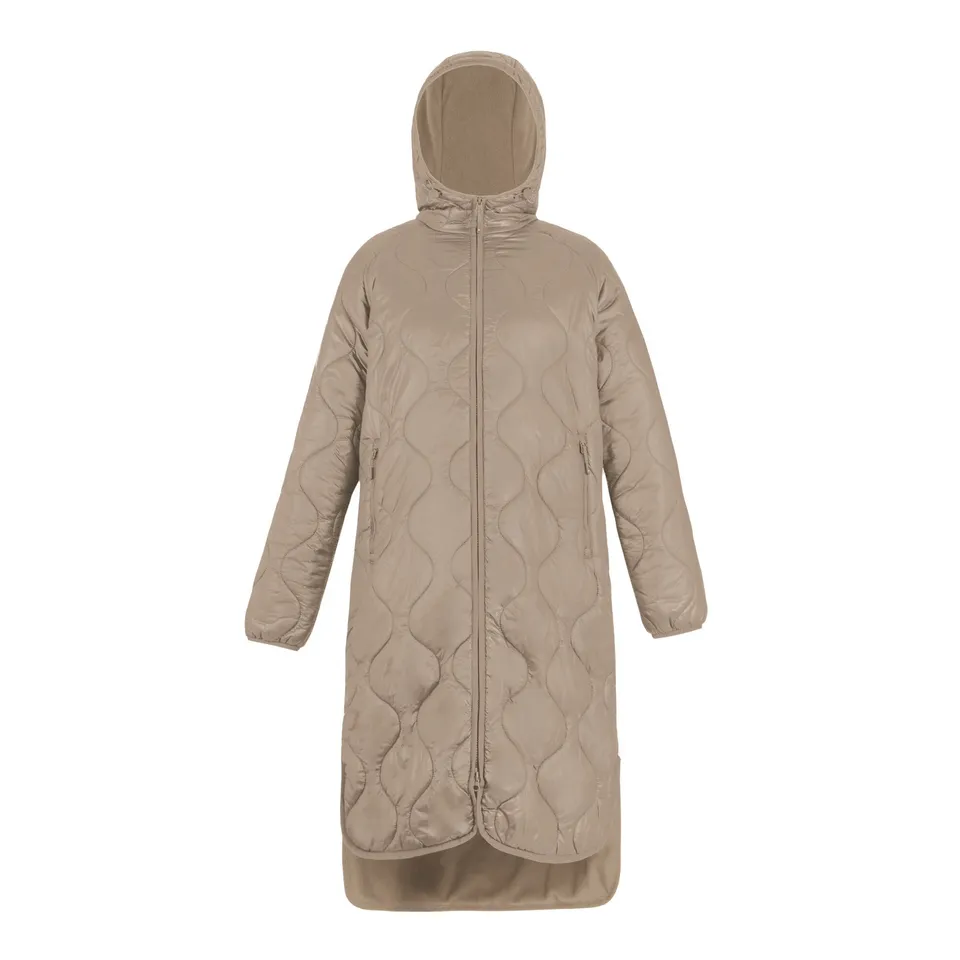 BRAND NEW REGATTA WOMEN'S TRIEA QUILTED JACKET IN SOFT TAUPE SIZE 8