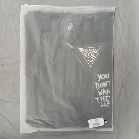 BOX OF APPROXIMATELY 20 YOU DON'T WANT THIS LIFE REFLECTIVE PAINTER T-SHIRTS IN BLACK - SIZE XXL