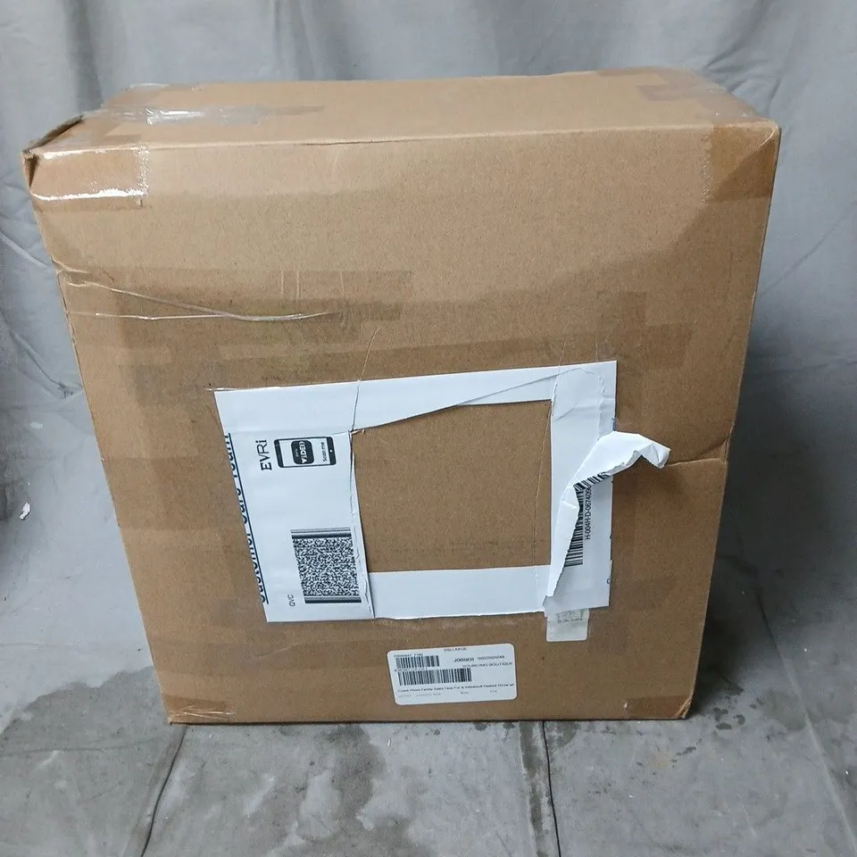 COZEE HOME FAMILY SIZED FAUX FUR & VELVETSOFT HEATED THROW W/ 9 HEAT SETTINGS. DARK GREY