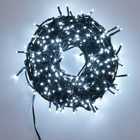 FESTIVE 500 SPARKLE CHRISTMAS LIGHTS - COOL WHITE