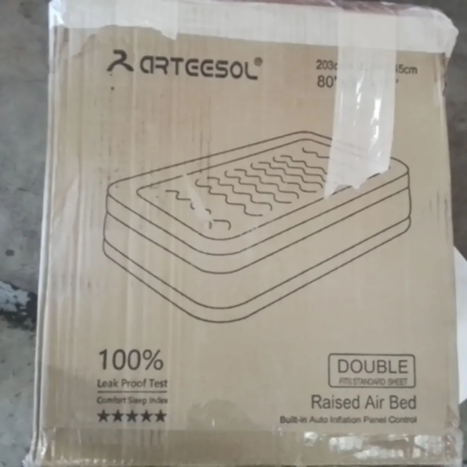 PALLET OF ASSORTED ITEMS TO INCLUDE, PURIFIER & HEATER FAN, DOUBLE AIR BED, LED MIRROR, TV STAND.