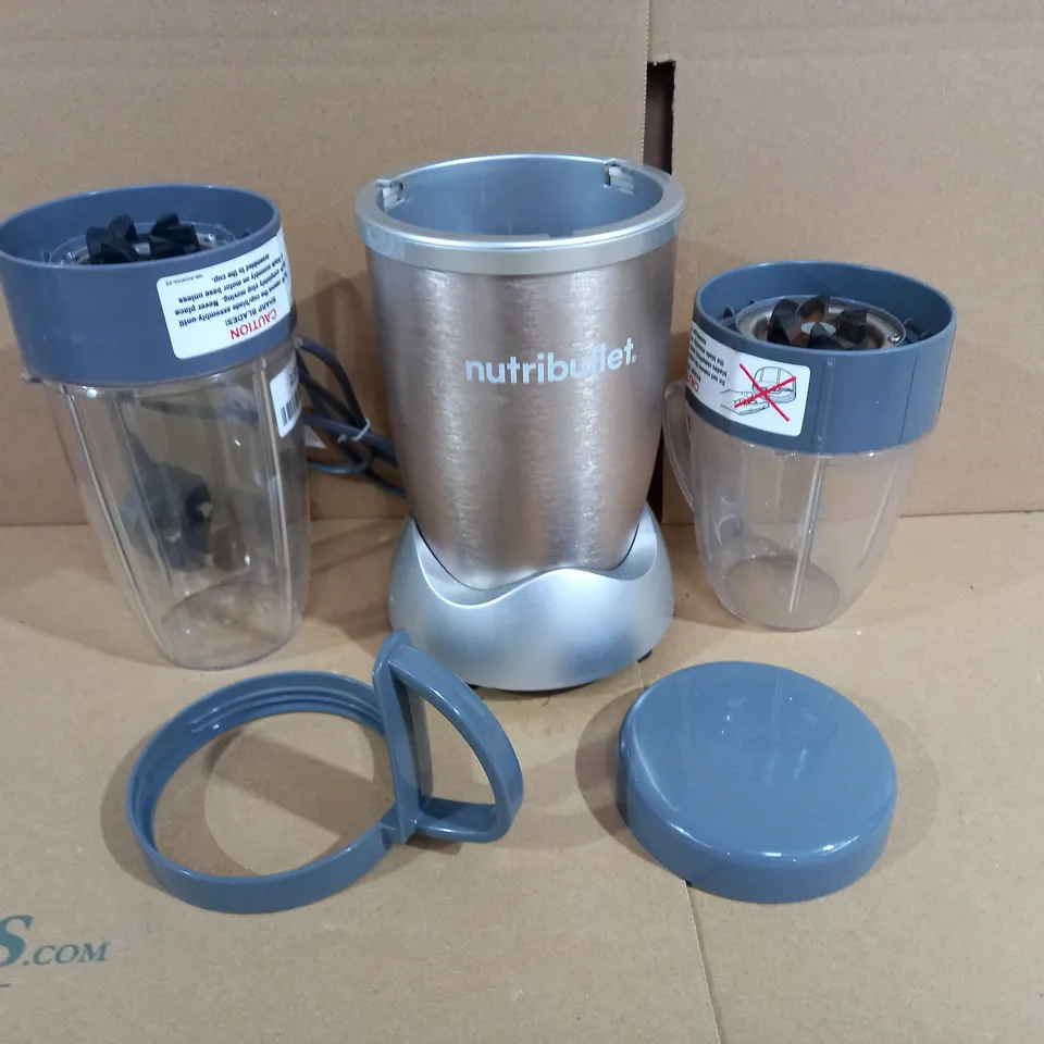 NUTRIBULLET NBLP9 900W BLENDER CHAMPAGNE MULTI-FUNCTION COLD BEVERAGE SMOOTHIE MAKER