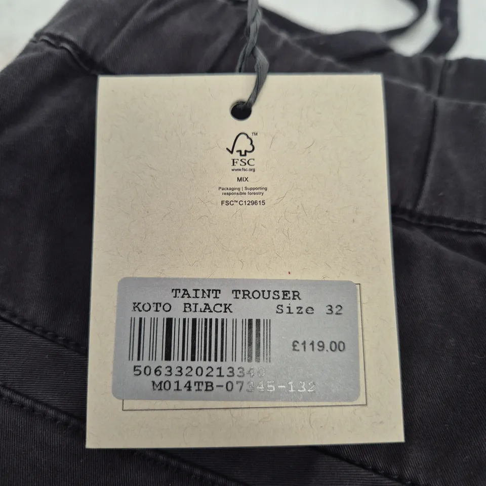 ALLSAINTS TAINT TROUSER – SIZE 32