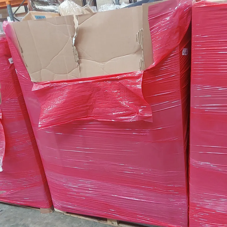PALLET OF ASSORTED ITEMS INCLUDING: PALLET OF ASSORTED ITEMS INCLUDING: MINI TRAMPOLINES, BLUEAIR AIR PURIFIER, RUG, POP-UP BEACH TENT ECT
