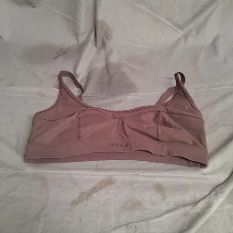 GYMSHARK SUPERSET SPORTS BRA IN BROWN SIZE L