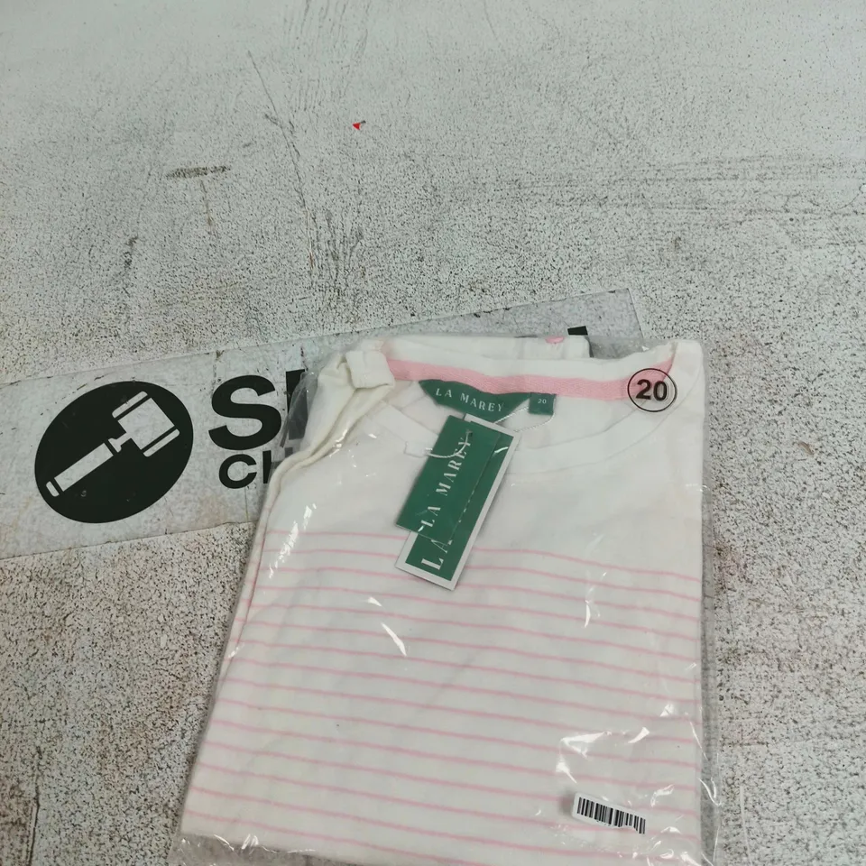 BOX OF APPROXIMATELY 20 ASSORTED ITEMS TO INCLUDE: LA MAREY BLOUSE