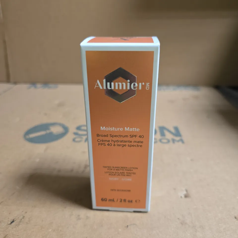 ALUMIERMD MOISTURE MATTE SPF 40 BROAD SPECTRUM TINTED SUNSCREEN LOTION 60 ML