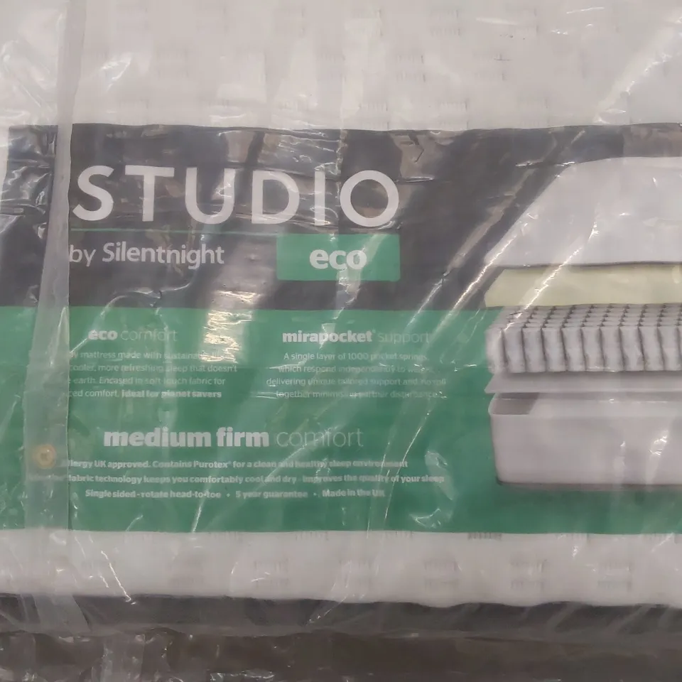BAGGED SILENTNIGHT STUDIO ECO 4'6 MATTRESS 