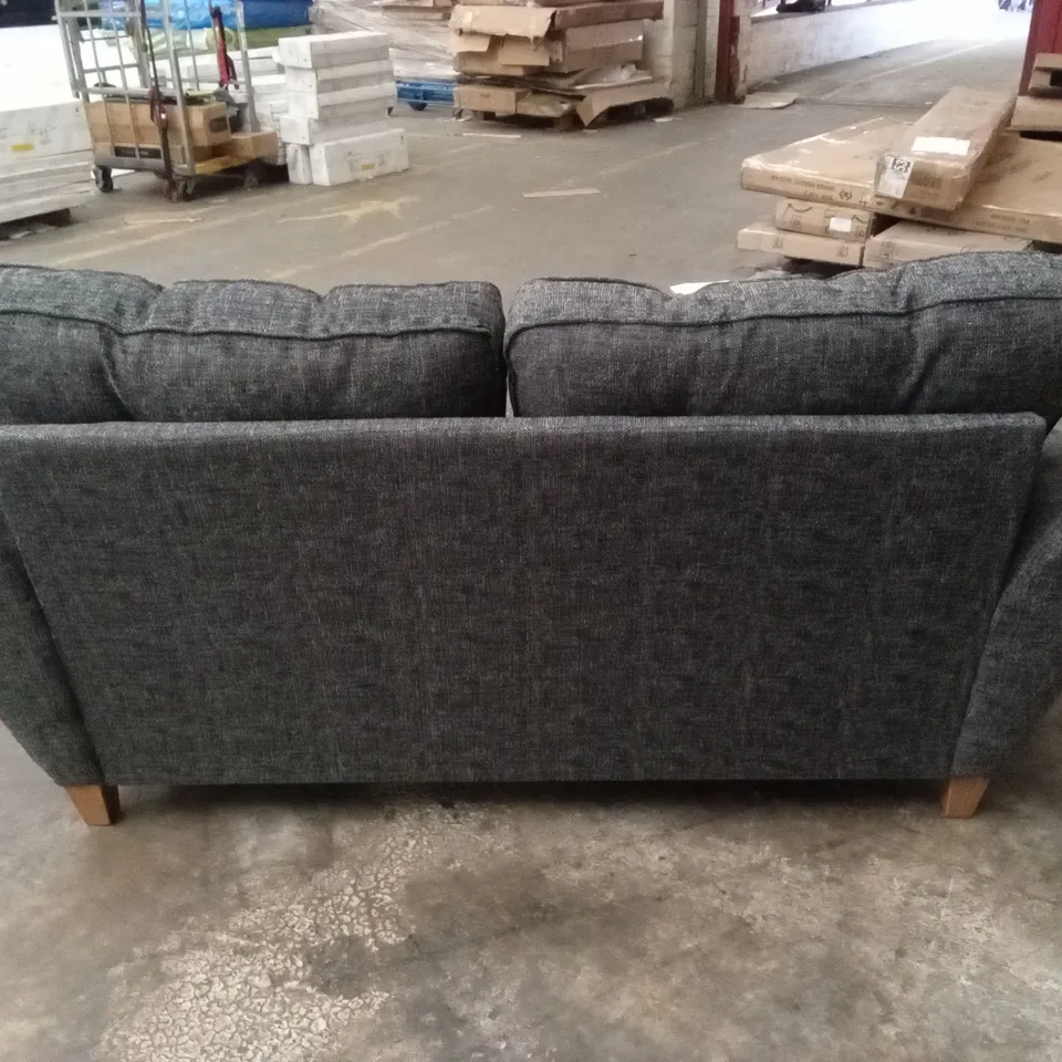 HALSTOW 2 SEATER FABRIC SOFA - CHARCOAL RRP £449
