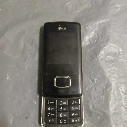 LG MOBILE SLIDE PHONE BLACK MODEL UNSPECIFIED