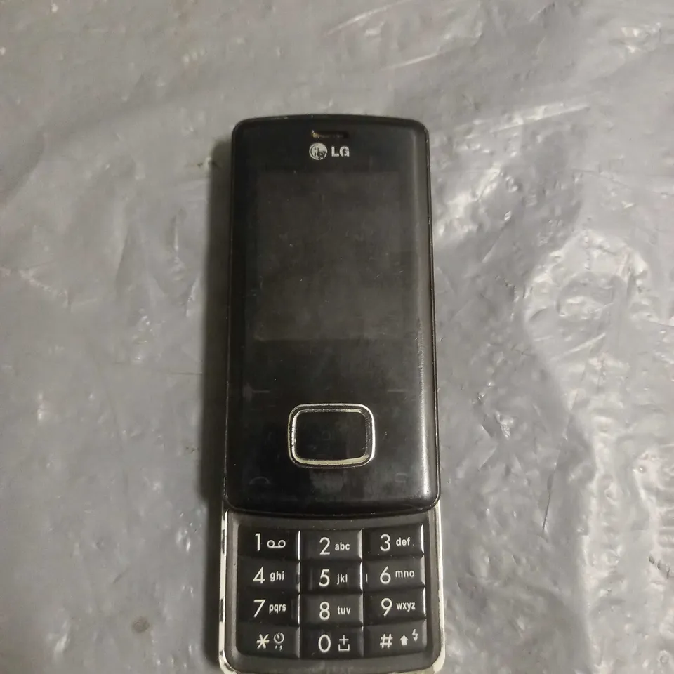 LG MOBILE SLIDE PHONE BLACK MODEL UNSPECIFIED