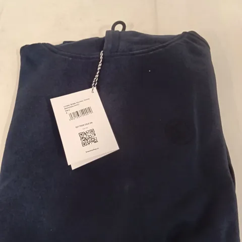 BOX OF BRASS MONKEY HOODIES - NAVY SIZE SMALL APPROXIMATELY 5