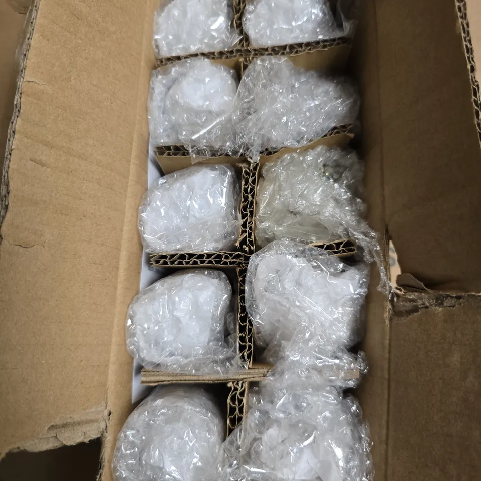 SET OF 10 SILVER TONE BOTTLE STOPPERS