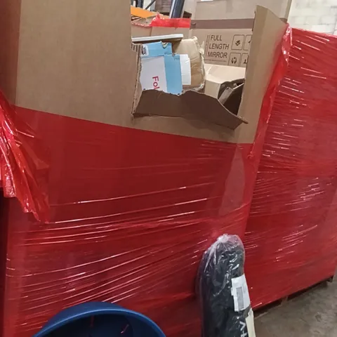 PALLET OF ASSORTED HOUSEHOLD GOODS AND PRODUCTS TO INCLUDE; WASHING TRAY,FOLDING DRAIN RACK,AIR COOLER