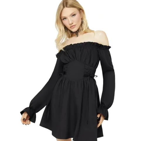 FIVE BRAND NEW KILLSTAR - VENOMIRA - BLACK WOMEN'S DRESS 