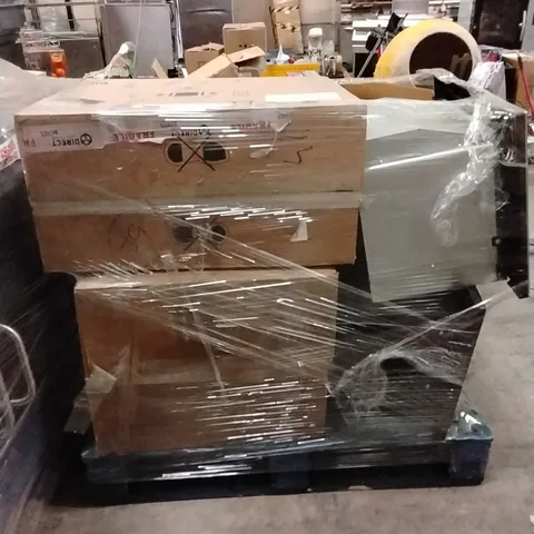 PALLET OF ASSORTED KITCHEN APPLIANCES TO INCLUDE;MICROWAVE,COOKER HOOD,