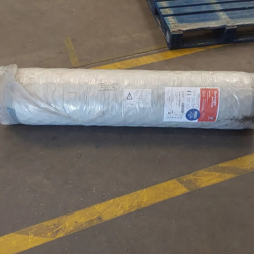 QUALITY BAGGED AND ROLLED SILENTNIGHT 135CM DOUBLE MATTRESS 