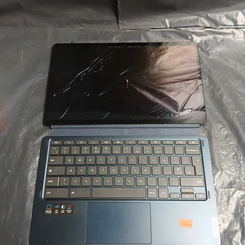 LENOVO TABLET WITH DETACHABLE KEYBOARD – BLUE FABRIC COVER