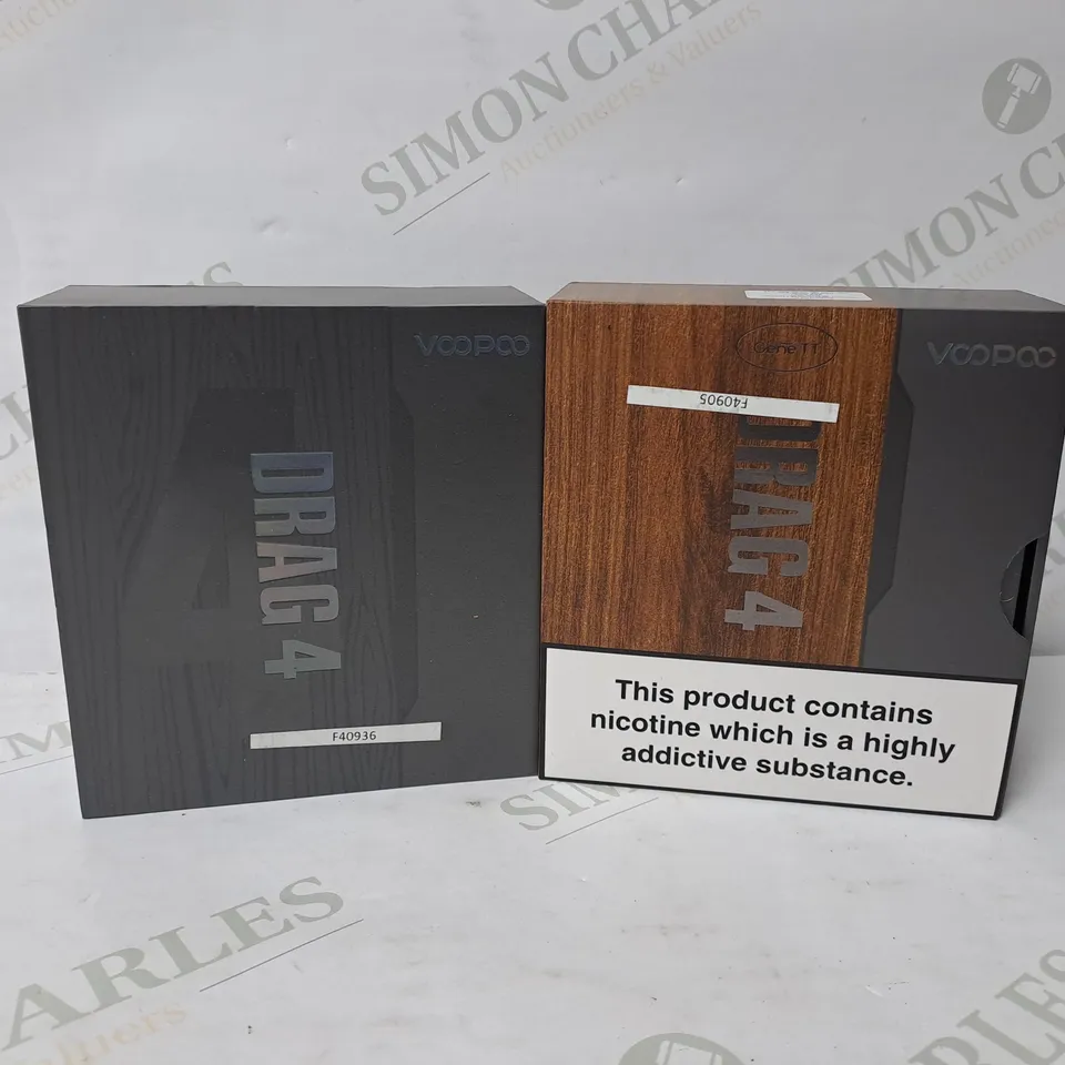 2 BOXED VOOPOO DRAG 4 VAPE KIT 