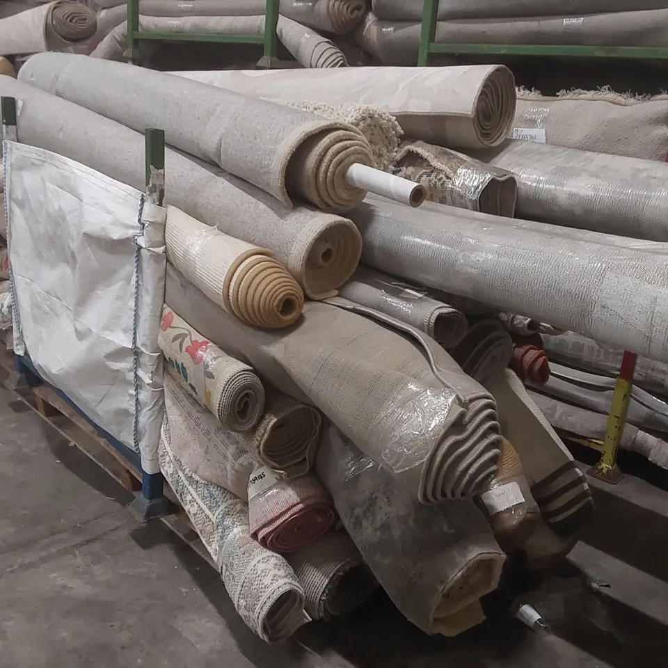 STILLAGE CONTAINING APPROXIMATELY  29x ASSORTED DESIGNER RUGS - STILLAGE NOT INCLUDED
