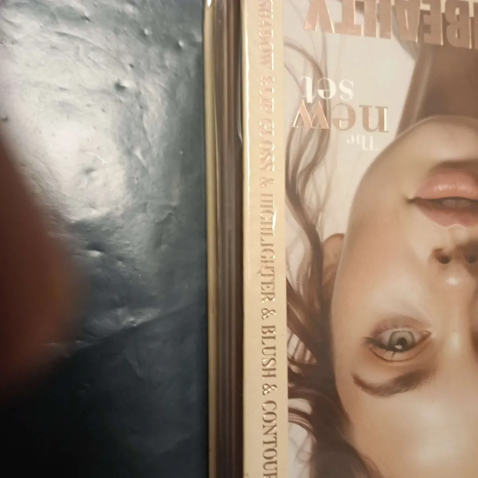 Professional Make-Up Lip Gloss Palette & Highlighter Set 