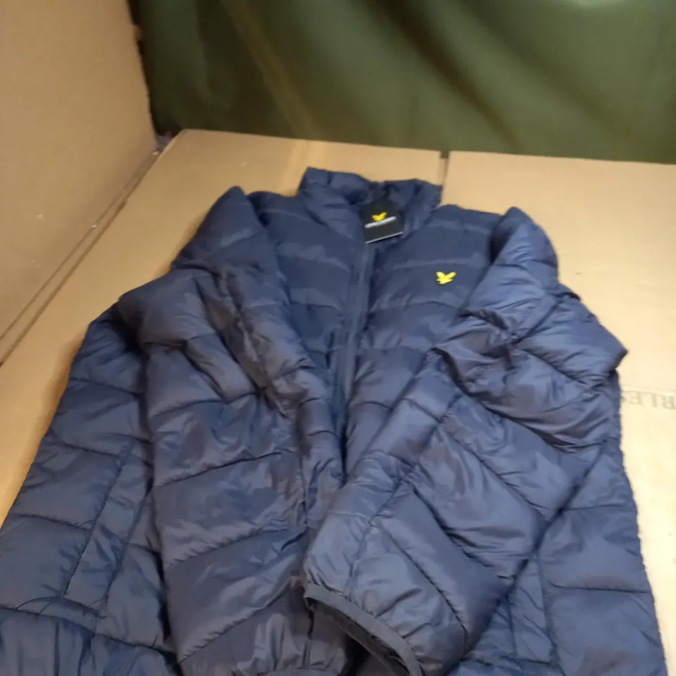 LYLE&SCOTT NAVY BLUE WINTER COAT 