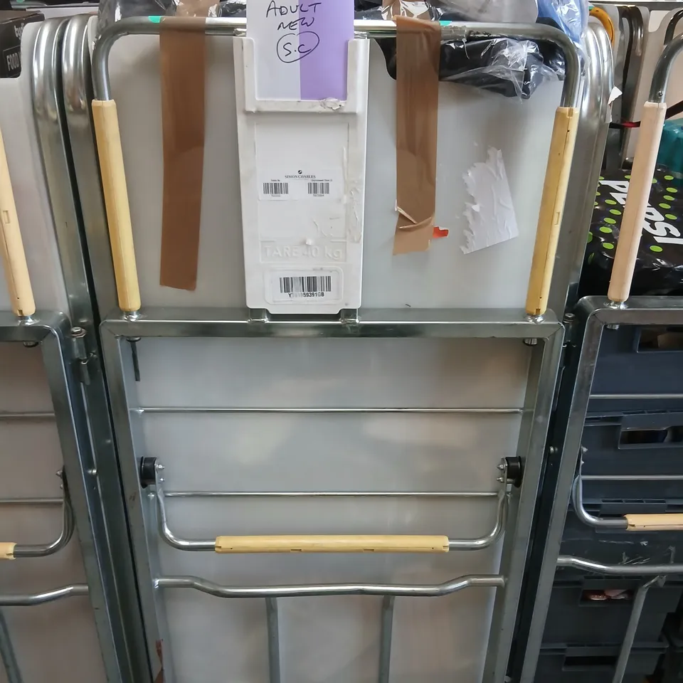 LARGE CAGE OF ASSORTED UNPROCESSED RAW RETURN DESIGNER CLOTHING