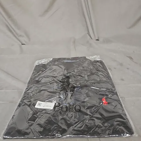 POLO BY RALPH LAUREN BLACK POLO SHIRT - SIZE L