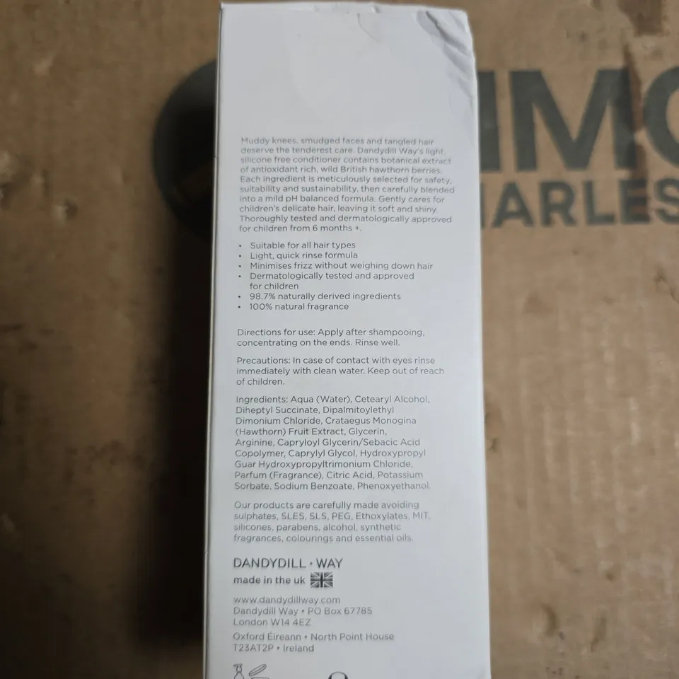 DANDYDILL WAY CONDITIONER FOR CHILDREN – 200 ML, MADE IN THE UK