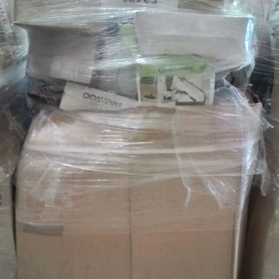 PALLET CONTAINING VARIOUS ELECTRICAL ITEMS AND HOUSEHOLD PRODUCTS TO INCLUDE:COOLING FAN,700W CYCLONIC VACUUM,RADIATOR 
