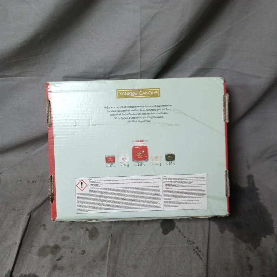 YANKEE CANDLE ADVENT CALENDAR GIFT SET – SIX-PIECE SCENTED CANDLES