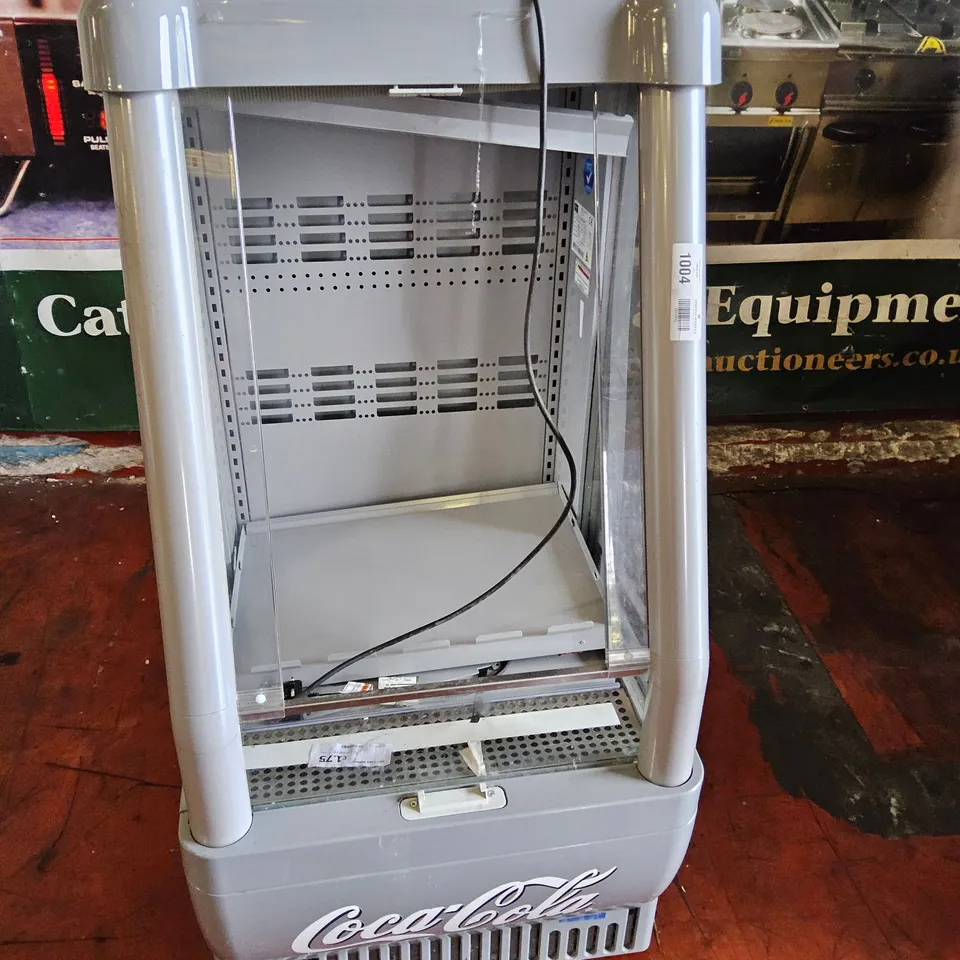 COCA-COLA BRANDED FRIGOGLASS EASIREACH EXPRESS R290 FRIDGE DISPLAY CABINET