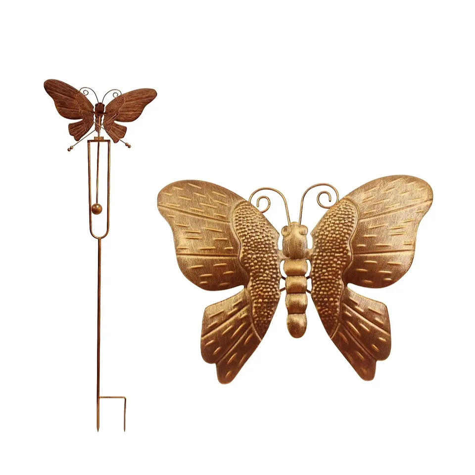 GARDEN STORIES ROCKING BUTTERFLY GARDEN STAKE