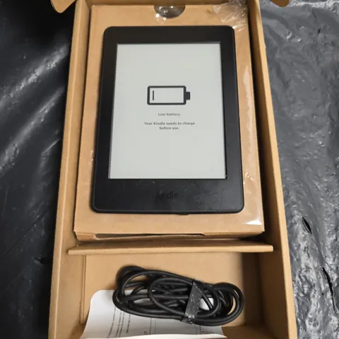 AMAZON KINDLE PAPERWHITE 6-INCH E-READER – BOXED WITH USB CABLE
