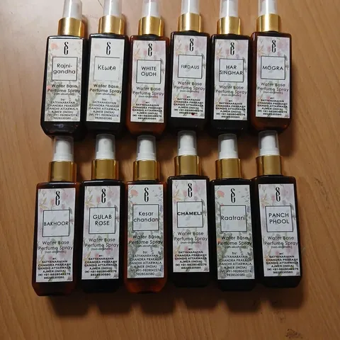 APPROXIMATELY TWELVE SATYANARAYAN ASSORTED WATER BASED PERFUME SPRAYS