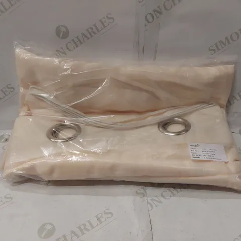 BAGGED KITUKU POLYESTER SEMI SHEER GARDINE SINGLE PANEL - 245 x 450cm