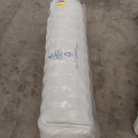 QUALITY BAGGED AND ROLLED 4' SMALL DOUBLE SERENITY HYBRID COIL AND MEMORY FOAM MATTRESS