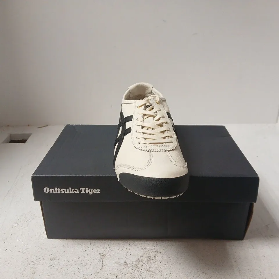 ONITSUKA TIGER MEXICO 66 CREAM BLACK UK 7 BOXED