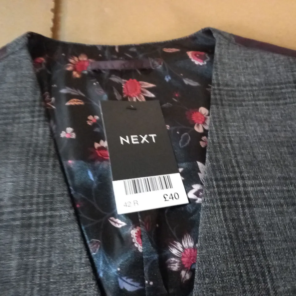 NEXT GREY WAISTCOAT - 42 R