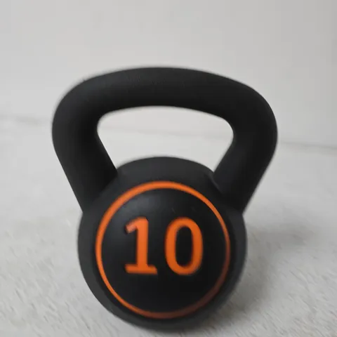 KETTLEBELL – 10 KG, RUBBER-COATED