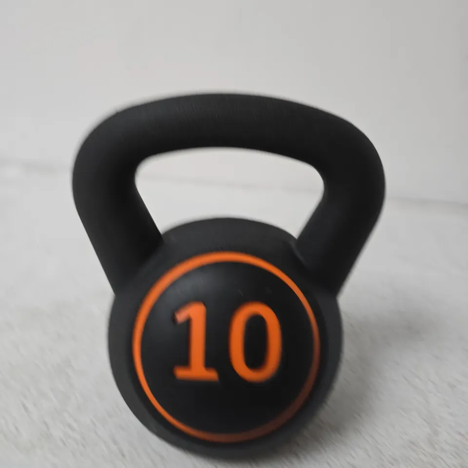 KETTLEBELL – 10 KG, RUBBER-COATED